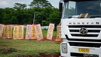 Lahan pembangunan pasar modern ini masih satu kawasan dengan rest area 4.0.