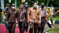 Tommy Soeharto menghadiri launching Rest Area 4.0 PT Bintang Baru Raya (BBR) Logistik di Kabupaten Karawang, Provinsi Jawa Barat, Rabu (10/11/2021).