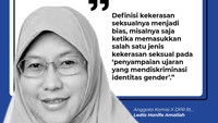 Anggota Komisi X DPR RI, Ledia Hanifa Amaliah menyoroti beberapa pasal dalam Permendikbud ini. Dia mempermasalah definisi kekerasan seksual yang bias dalam Permendikbud ini.