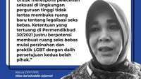 Hal senada juga disampaikan oleh Ketua DPP PPP Illiza Saaduddin Djamal. Illiza menilai ada unsur soal ruang bebas untuk zina hingga praktik LGBT.