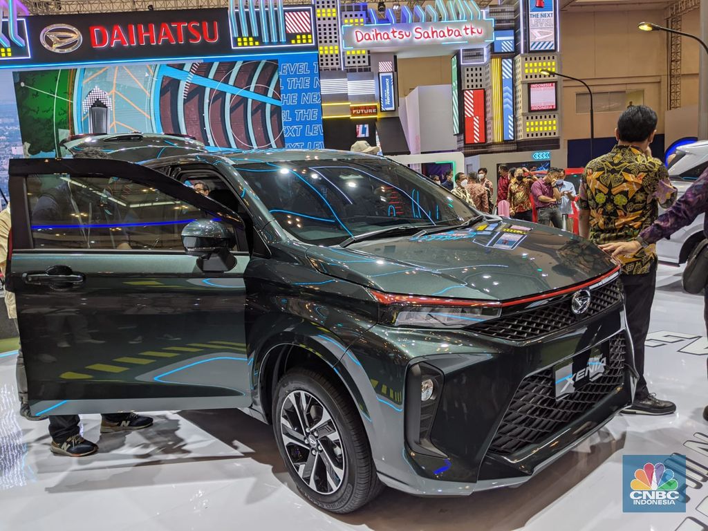 All New Xenia di acara GIIAS 2021. (CNBC Indonesia/Emir Yanwardhana)