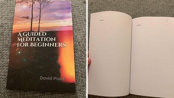 Buku meditasi. Foto: Boredpanda