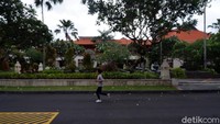 Beberapa atlet lainnya memanfaatkan waktu luang jelang turnamen dengan berlari mengelilingi hotel. (Foto: detikcom/Rifqi Ardita Widianto)