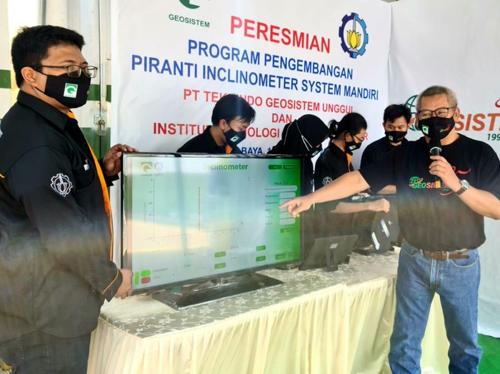 ITS dan PT Teknindo Geosistem Unggul Berhasil Kembangkan Alat Deteksi Longsor Realtime Berbasis Internet