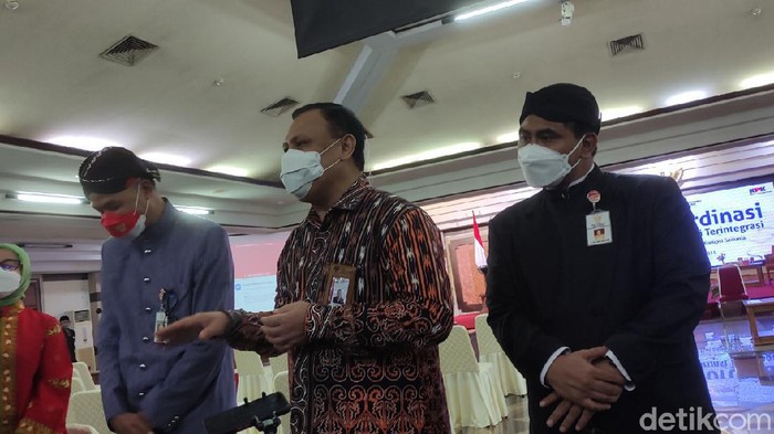 Ketua KPK Firli Bahuri di Semarang, Kamis (11/11/2021).