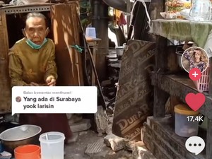 Tolong! Kisah Nenek di Surabaya Sebatang Kara, Tinggal di Lemari Rongsok