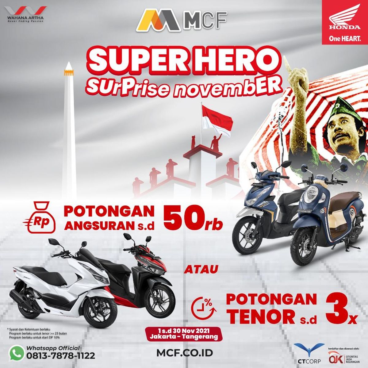 Beli Motor Honda Dapat Bonus Potongan Cicilan & Asuransi, Ini ...