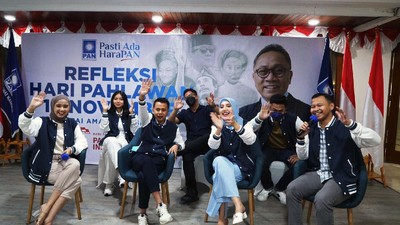 Momen Anak Muda Hadiri Refleksi Hari Pahlawan PAN