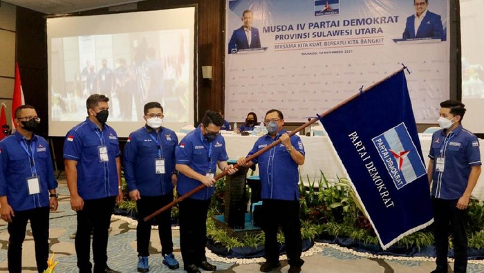 Kepala Badan Pembina Organisasi, Kaderisasi, dan Keanggotaan (BPOKK) DPP Partai Demokrat, Herman Khaeron. Ketua Umum Partai Demokrat AHY untuk berpesan dan meminta jalankan mesin partai dari tingkat DPD, DPC, PAC dan Anak Ranting.