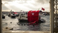 Wacana penggantian ini sendiri sebenarnya telah menguat sejak lama. Erdogan berpandangan bahwa nama Turkey yang dikenal dalam Bahasa Inggris sama dengan arti kalkun. (AP/Burhan Ozbilici)