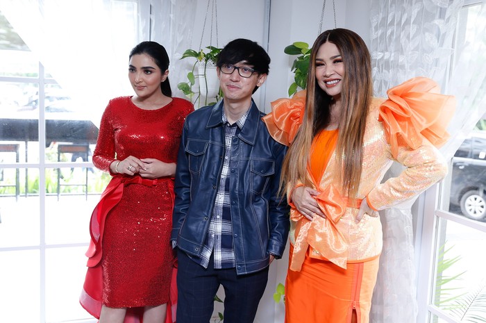 Titi DJ dan Ashanty saat ditemui di acara di Grand Sahid.