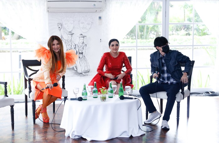 Titi DJ dan Ashanty Titi DJ dan Ashanty saat ditemui di acara di Grand Sahid.