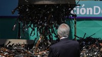 Presiden Chile, Sebastian Pinera, mengatakan program ini berupaya mengurangi senjata api yang berada di tangan pihak yang dianggap berbahaya.  
