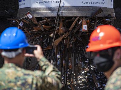 13.000 Senjata Api di Chile Dimusnahkan