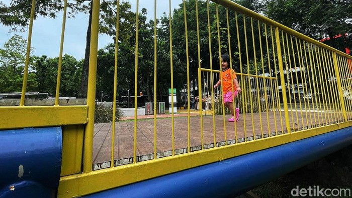 Dibuka, Taman Puring Ramai Lagi