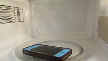 Microwave HP milikmu untuk menyingkirkan bakteri sekaligus menghentikan fungsinya! Foto: via Reddit