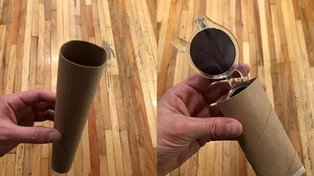 Gunakan bekas toilet paper untuk jadi tempat kacamata. Foto: via Reddit