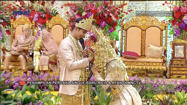 foto pernikahan Ria Ricis