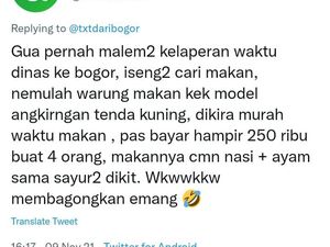 Kena Getok Harga, Netizen Bayar Rp 250 Ribu untuk Makan Angkringan