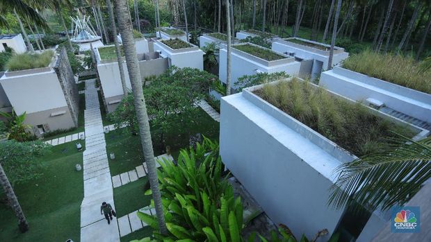 Hotel di Senggigi, Lombok (CNBC Indonesia/Tri Susilo)