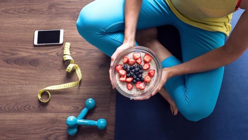 Ilustrasi Olahraga Diet