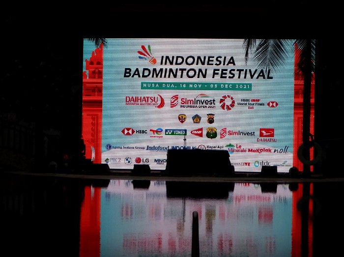 Indonesia Badminton Festival 2021 di Nusa Dua, Bali.