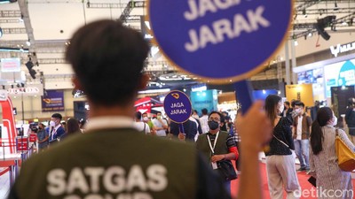 Kerja Keras Satgas COVID-19 di GIIAS 2021