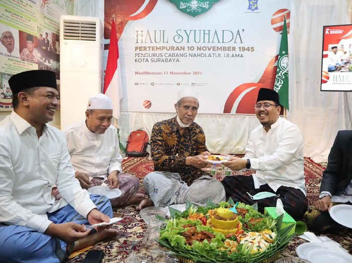 Ketua Gerindra Jatim Bersama Kiai PCNU Surabaya Doa Bersama Untuk Jasa Pahlawan