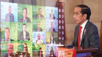 Pada kesempatan itu Presiden Jokowi juga berbicara tentang pemberdayaan UMKM hingga penanganan perubahan iklamdi hadapan para pimpinan negara anggota APEC dan anggota ABAC, dalam KTT APEC Business Advisory Council (ABAC) secara virtual.