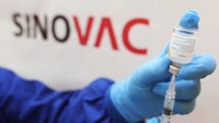 Vaksin yang digunakan yakni Sinovac.