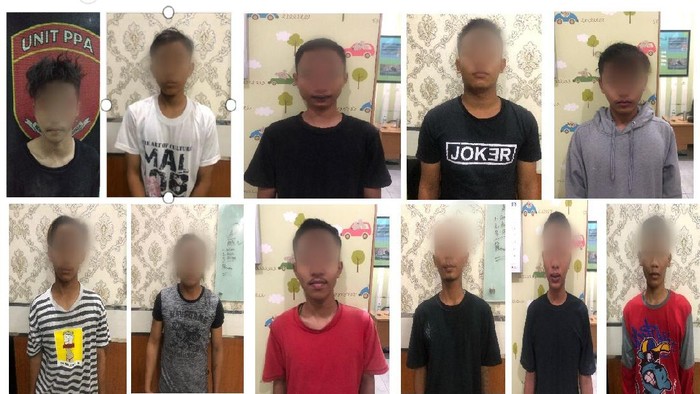 pemuda konvoi rusak warung di lamongan