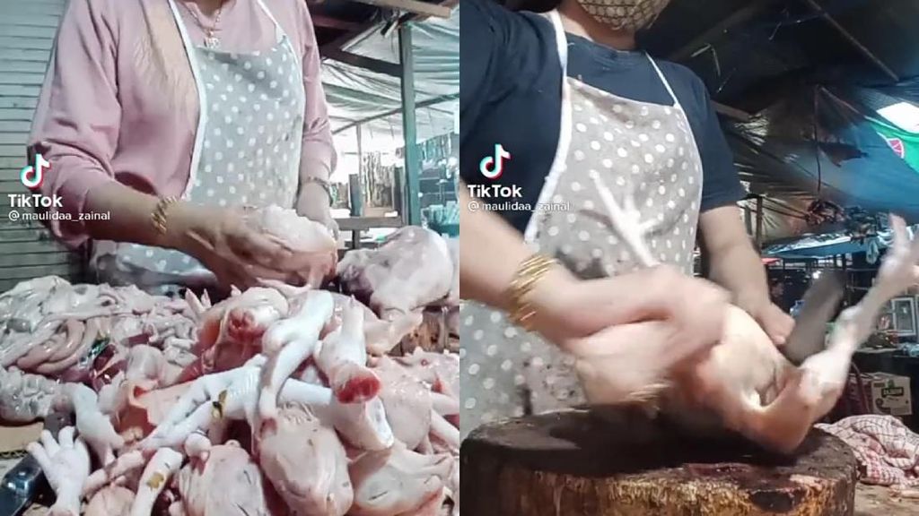 Viral Penjual Ayam Glowing di Palangkaraya, Bikin Netizen Salah Fokus