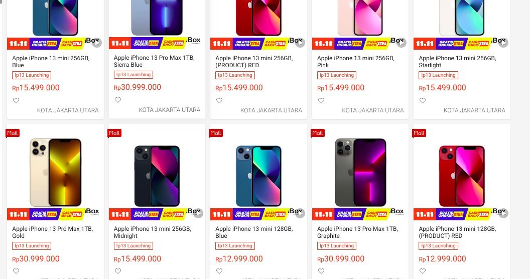 Pre-order iPhone 13 Pro ludes terjual