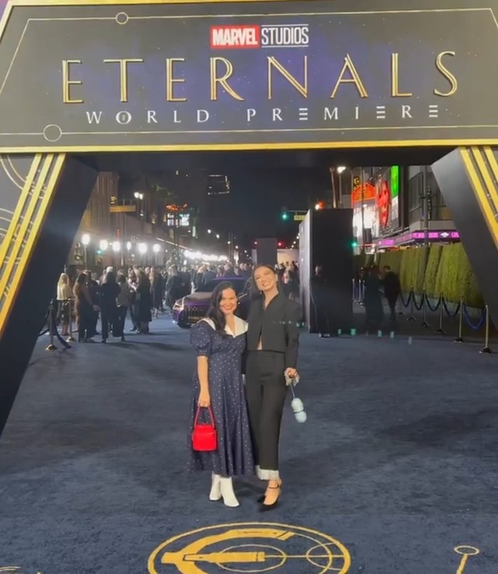 Raline Shah di World Premiere Eternals