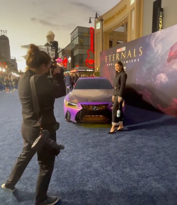 Raline Shah di World Premiere Eternals