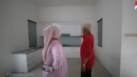 Area dapur di rumah baru Nathalie Holscher. Foto: YouTube Sule Family