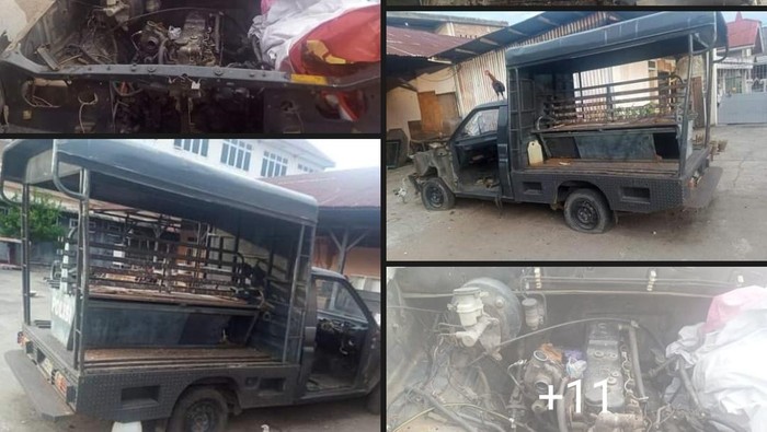 Tangkapan layar postingan viral curhat mantan anggota Polres Palopo kesal dimutasi akibat melaporkan polisi mencuri belasan kendaraan dinas. (dok. Istimewa)