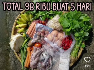 Bagikan Tips Belanja Rp 98 Ribu Buat 5 Hari, Ibu Ini Banjir Pujian