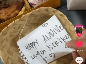 Dapat Nasi Kotak dari Suami, Wanita Ini Kaget Lihat Uang Segepok