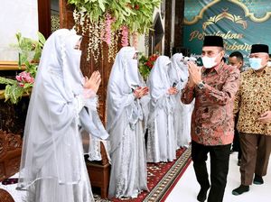 Grogi Saat Ditanyai Gubsu Edy, Pengantin Wanita di Sumut Lupa Nama Suaminya