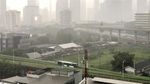 Jakarta Hujan Deras, Petir dan Geledek Bersahutan
