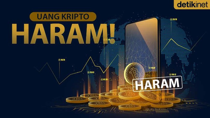 Ilustrasi Uang Kripto Haram Sebagai Mata Uang menurut keputusan Forum Ijtima Majelis Ulama Indonesia (MUI).