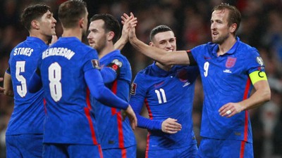 Inggris Terkam Albania, Lima Gol Tanpa Balas