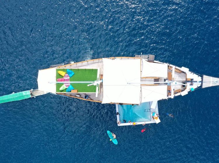 Foto: Kapal Phinisi Pemprov Jawa Barat di Labuan Bajo
