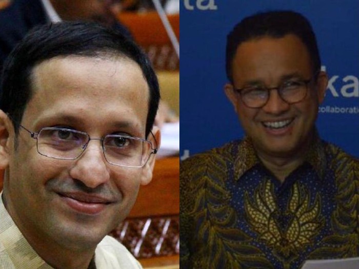 Nadiem Makarim dan Anies Baswedan