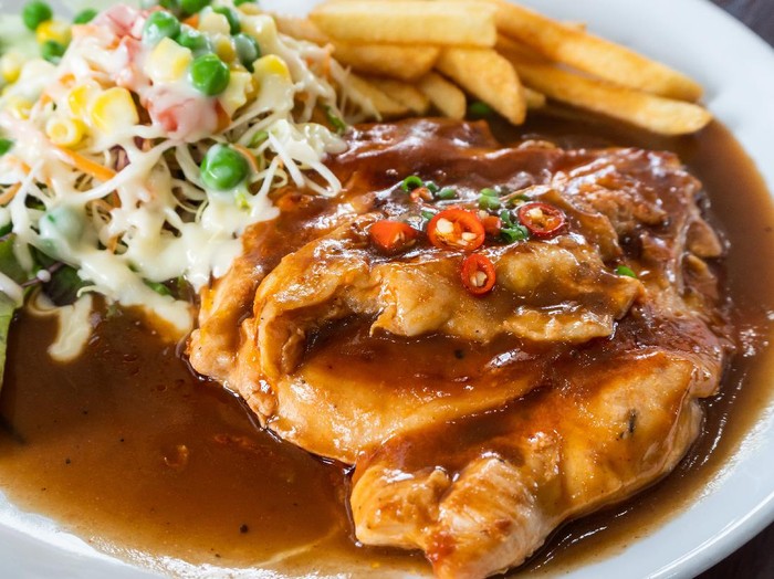 Resep Steak Ayam Saus Pedas Manis Resep Steak Ayam Saus Pedas Manis