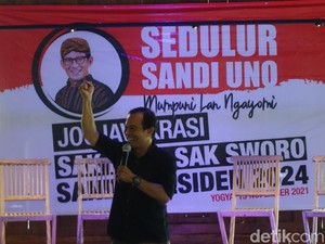 Relawan Milenial di Sleman Deklarasi Sandiaga Jadi Capres 2024