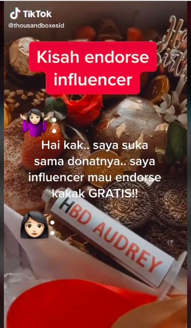 Ulah 'Selebgram' Minta Donat Gratis Barter Endorse Ini Bikin Kesal