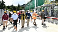 Wakil Menteri Keuangan, Suahasil Nazara meninjau PLTP Small Scale Dieng 10 MW, Sabtu (13/11).