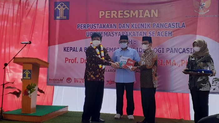 BPIP Resmikan Perpustakaan dan Klinik Pancasila di Lapas Se-Aceh